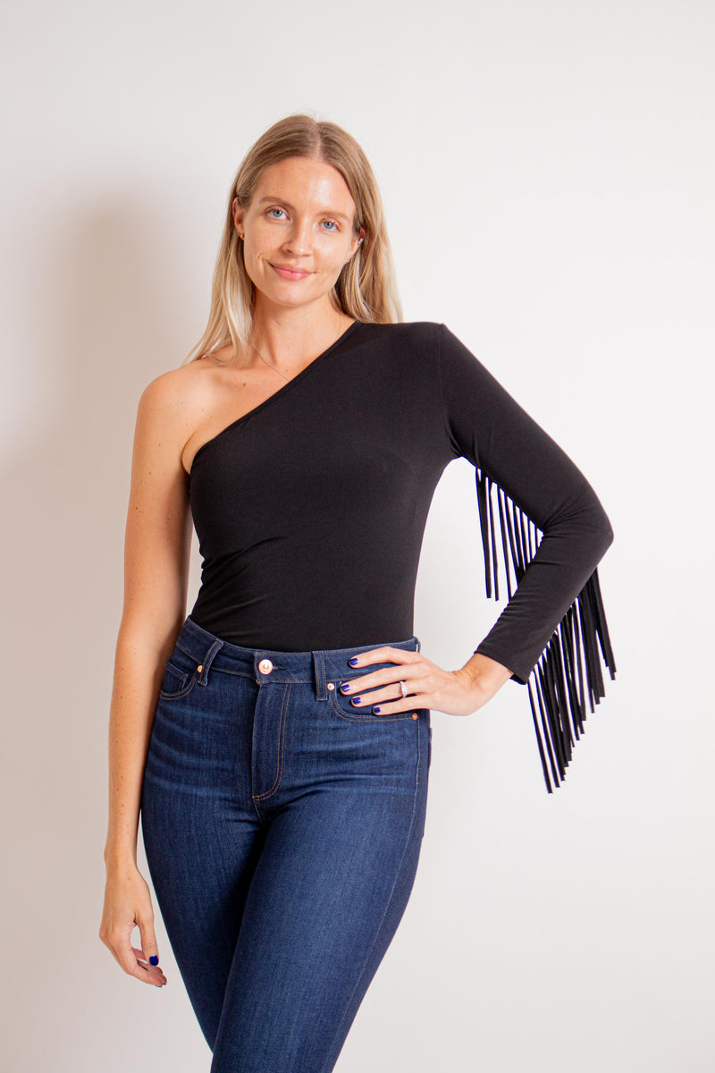 Jent Louis Fringe Open-Collar Shirt ブラック jent louis Fringe Open-Collar Shirt - メルカリ