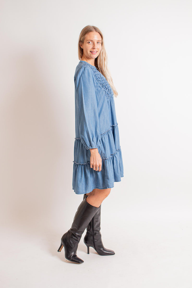 white christmas dresses Shoreline Tencel Midi Dress main image 0