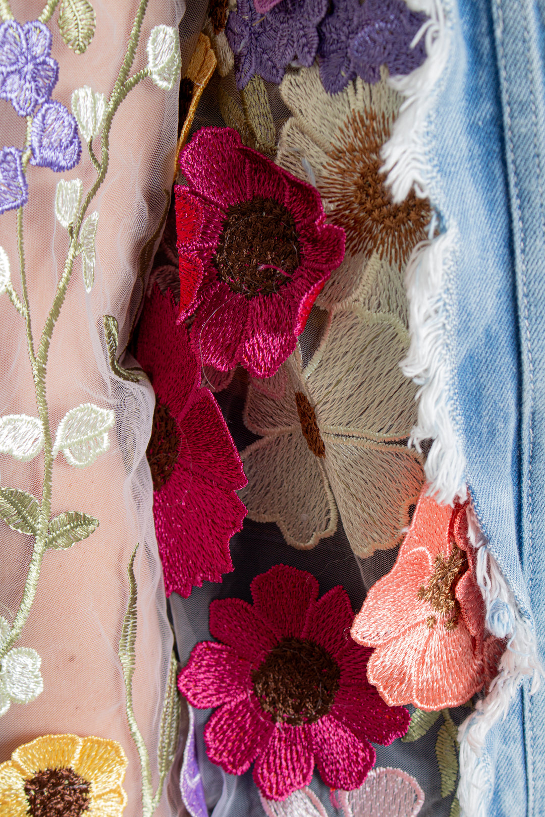 ジャケット・アウター BOTTER FLOWER SLEEVE DENIM JACKET 46 FLOWER DENIM JACKET (22SS-JKL-011) | Sasquatchfabrix