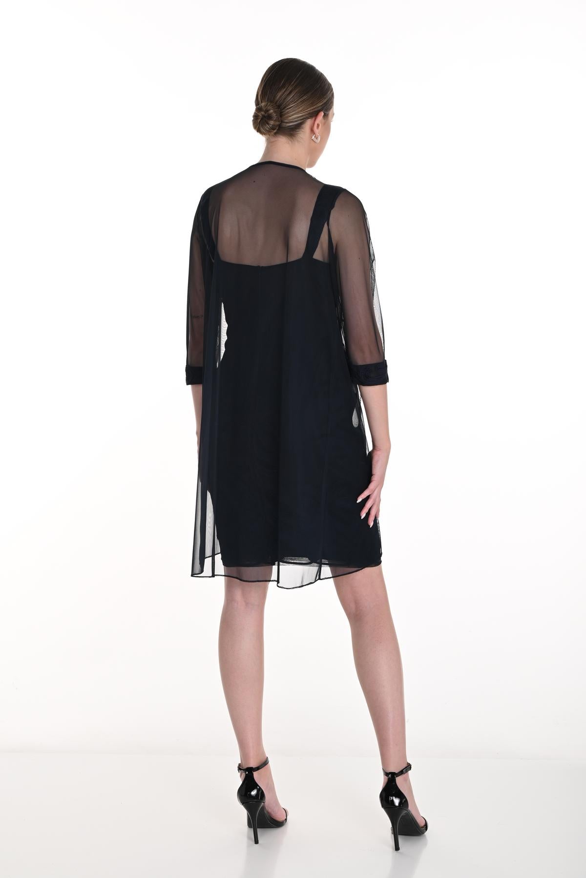 mesh throw over dress Mesh Pullover Dress Cover-Up | Sheer Lightweight O-Neck Overlay for Women | Loose Short-Sleeve Beach Layer