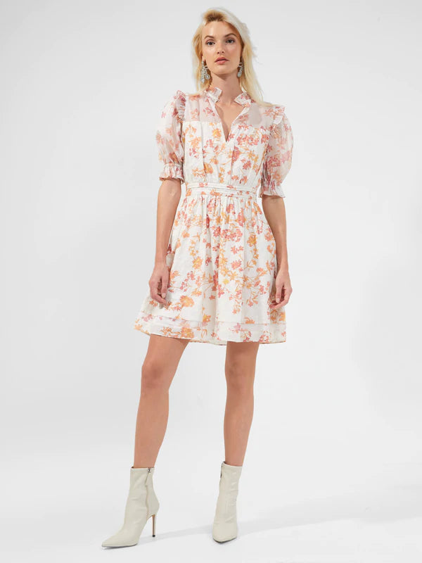 casual long dresses for women Madeline in Pink Casual Midi Everyday Dress XX Small